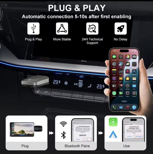 Adattatore wireless carplay - wireless,