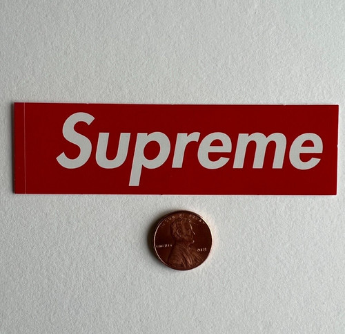 Adesivo supreme mini - adesivo, logo