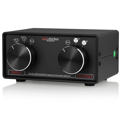 Mini xlr rca audio - rca, switch