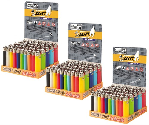 150 accendini bic mini j25 - mini,